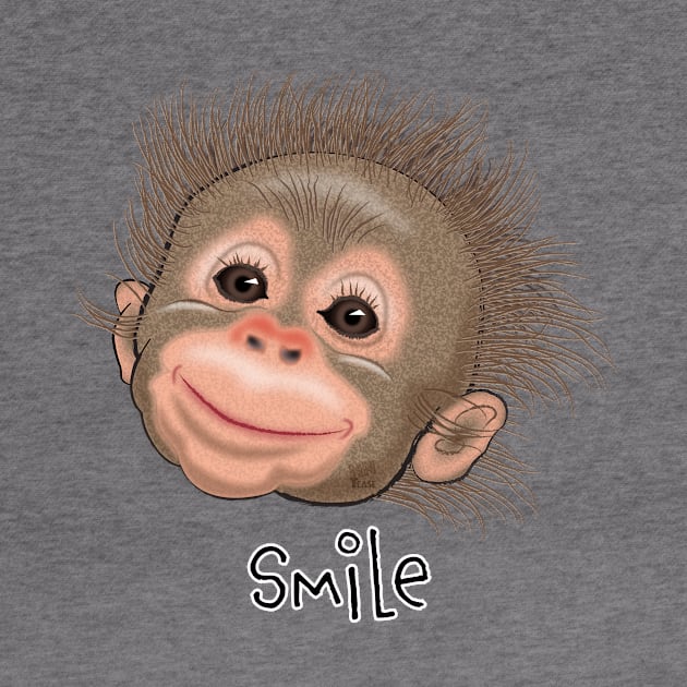 Baby Monkey Smile by NN Tease